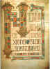 Book of Lindisfarne, incipit evangile de St Marc